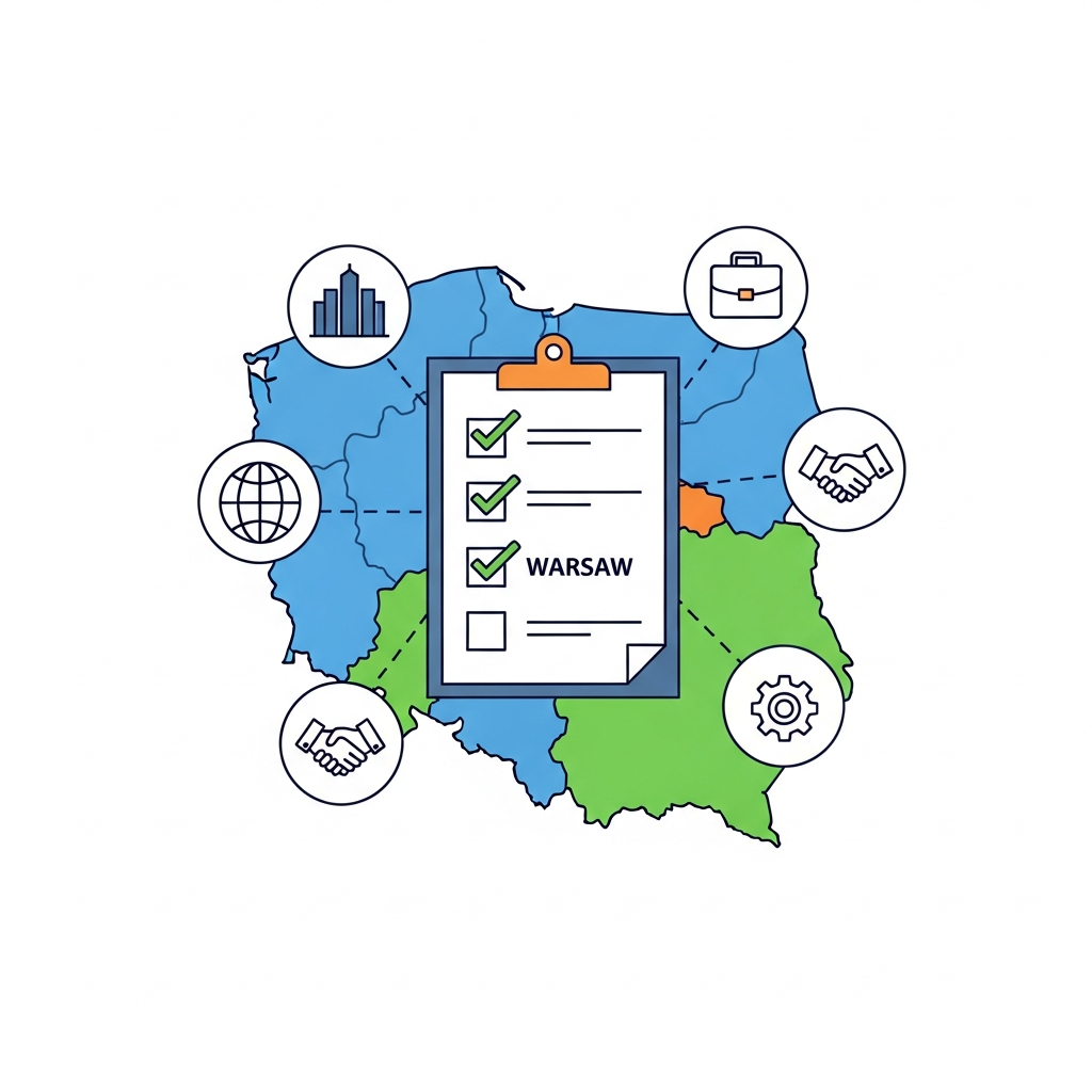regional HQ setup Warsaw checklist